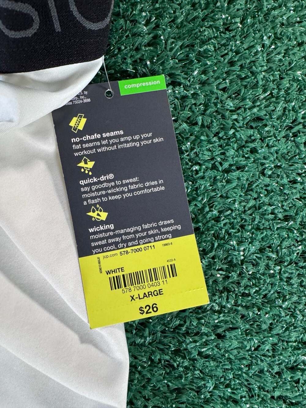 Xersion Men's Quick-Dri Compression Tights - Picture 3 of 5